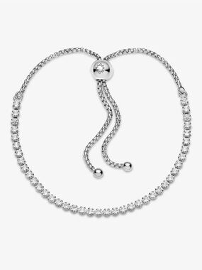 Pandora Timeless Sparkling Slider Tennis Bracelet